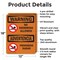 Signmission No Swimming Allowed Bilingual, 12 in W x Rectangle, Aluminum OS-2PACK-WS-A-1218-L-12718 - alternate 2